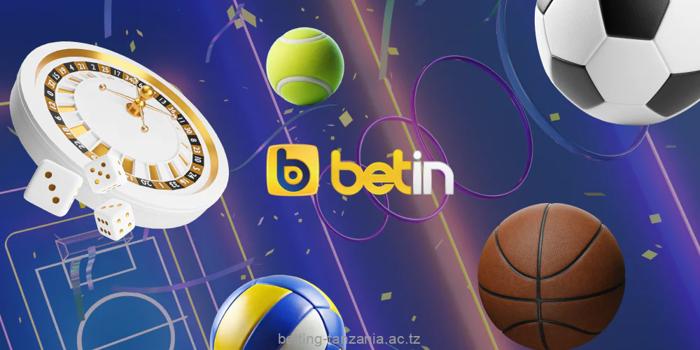 The Betin app offers Tanzanian players thousands of casino games and over 30 sports and esports games