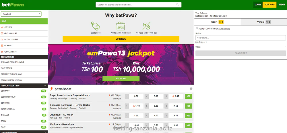 New customers are required to deposit money before they place a bet on any sport at betPawa Tanzania