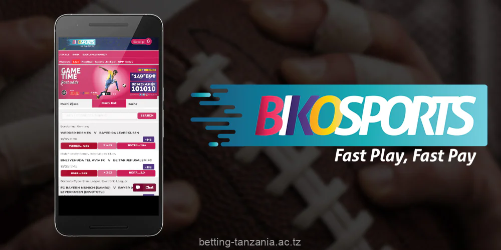 BikoSports is popular with players from Tanzania due to its convenient betting and fast payouts