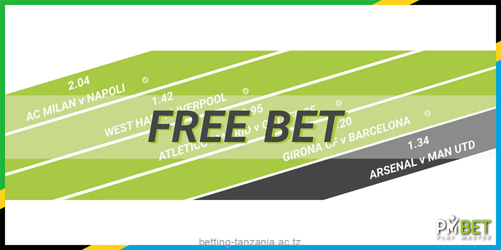 Free Bet promotion is available to all players betting at Pmbet
