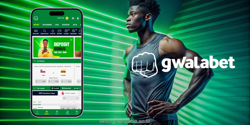 A brief overview of the features of the GwalaBet Tanzania app