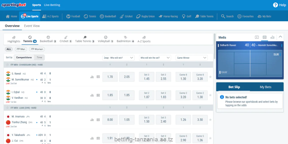 A convenient way to bet on sports at Sportingbet Tanzania