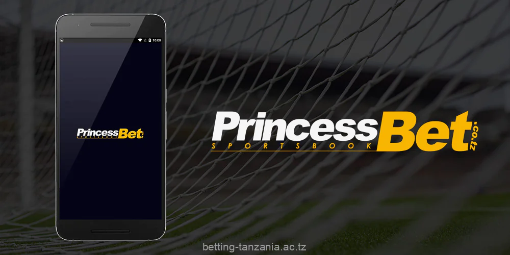 Sports betting site Princess Bet has a user-friendly mobile app available to players from Tanzania