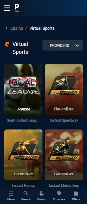 Tanzanian users can bet on virtual sports through the Pinnacle app