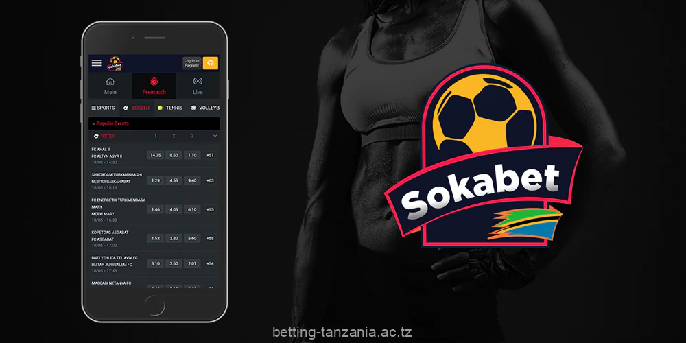 The Sokabet sportsbook app has a mobile-friendly interface and full functionality