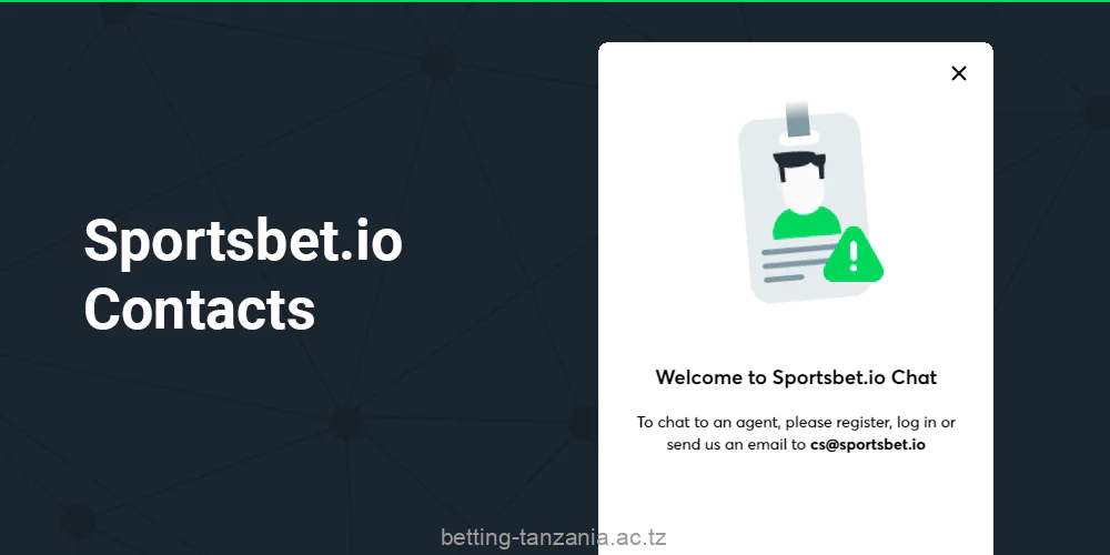 Ways to contact Sportsbet.io Tanzania support team