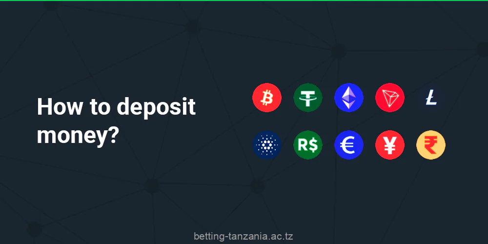 To top up balance Sportsbet.io Tanzania, you need to register in the system and log in to your account