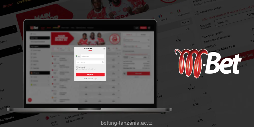 Registering with M-bet Tanzania is a quick and easy process