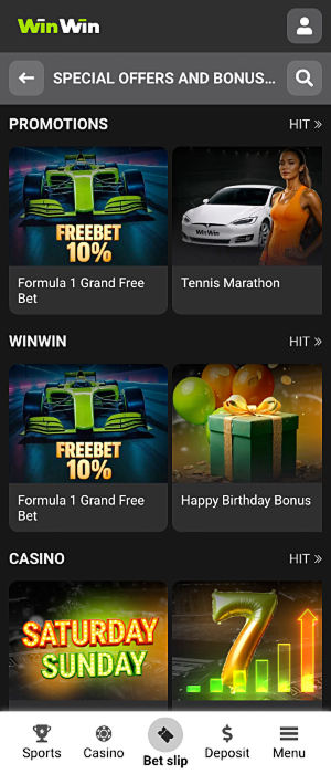 Users in Tanzania can enjoy a variety of bonuses and promotions on the WinWin app