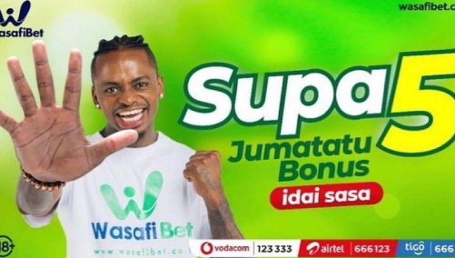 WasafiBet Monday Supa5 bonus