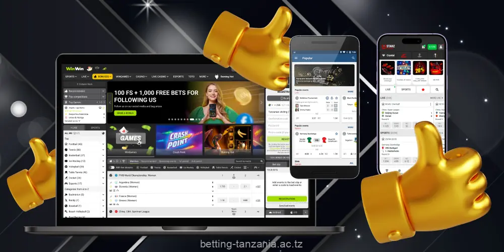 The best new bookmaker sites in Tanzania for betting