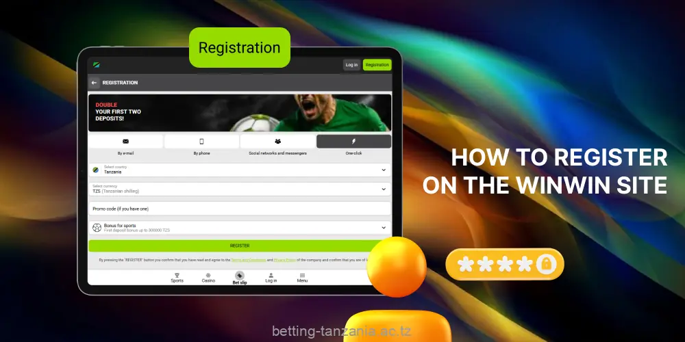 Registration at WinWin gives users from Tanzania access to all the platform's features