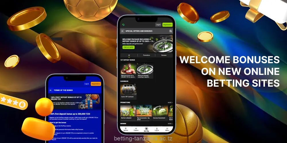 New betting sites in Tanzania offer generous welcome bonuses for players