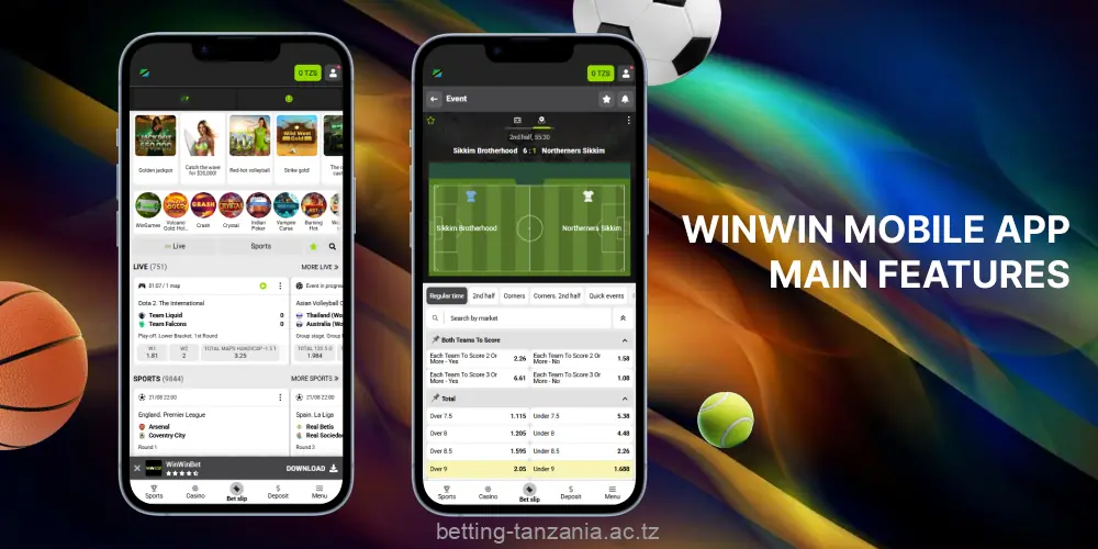 Key features of the WinWin mobile app set it apart from the competition